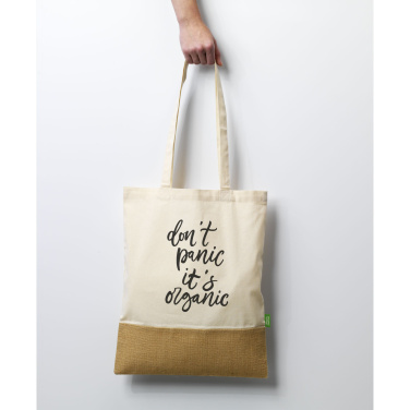 Логотрейд pекламные cувениры картинка: Сумка Combi Organic Shopper (160 г/м²)
