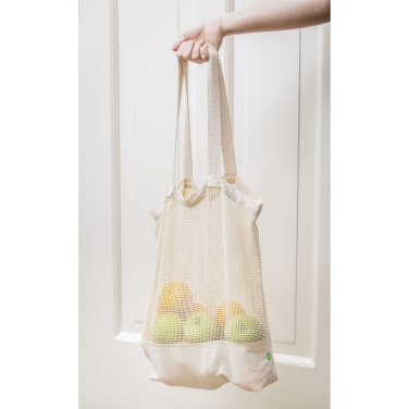 Лого трейд pекламные cувениры фото: Сумка для покупок Natura Organic Mesh Shopper (180 г/м²)