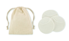 Reusable face cleaning pad set