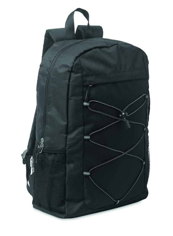 Лого трейд pекламные подарки фото: 600D RPET polyester backpack