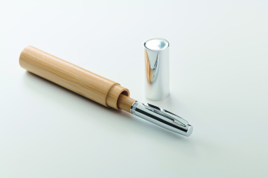 Логотрейд pекламные подарки картинка: Metal twist ball pen in tube
