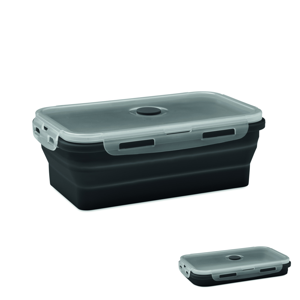 Логотрейд pекламные подарки картинка: Collapsible silicone lunch box
