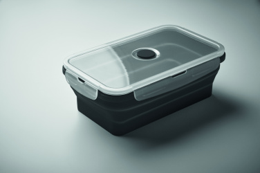 Лого трейд бизнес-подарки фото: Collapsible silicone lunch box