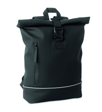 Laptop 15" roll top PU backpack