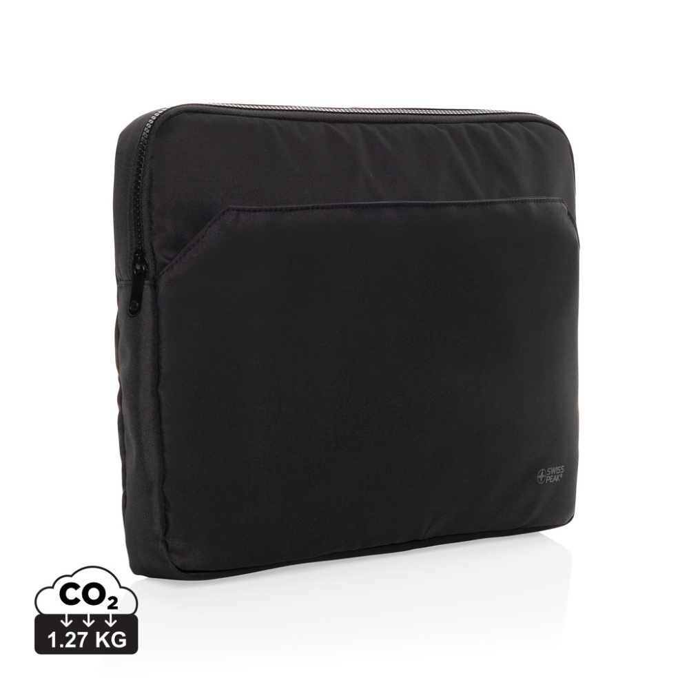 Логотрейд бизнес-подарки картинка: Swiss Peak Aware™ RPET Essential чехол для ноутбука 15,6 дюймов