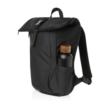 Логотрейд бизнес-подарки картинка: Рюкзак для ноутбука Swiss Peak Aware™ RPET Leonard 15,6 дюйма
