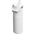 Бутылка для воды объемом 700 мл с откидной трубочкой Stanley IceFlow™ 2.0, Матовый белый
