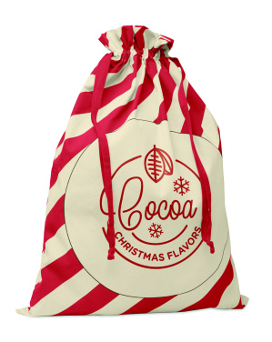 Лого трейд pекламные подарки фото: Large Santa cotton bag