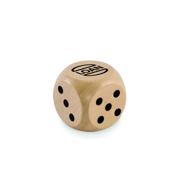 Лого трейд pекламные продукты фото: Schima wooden dice 3cm dia