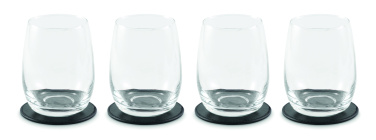 Лого трейд бизнес-подарки фото: Set of 4 PU coasters