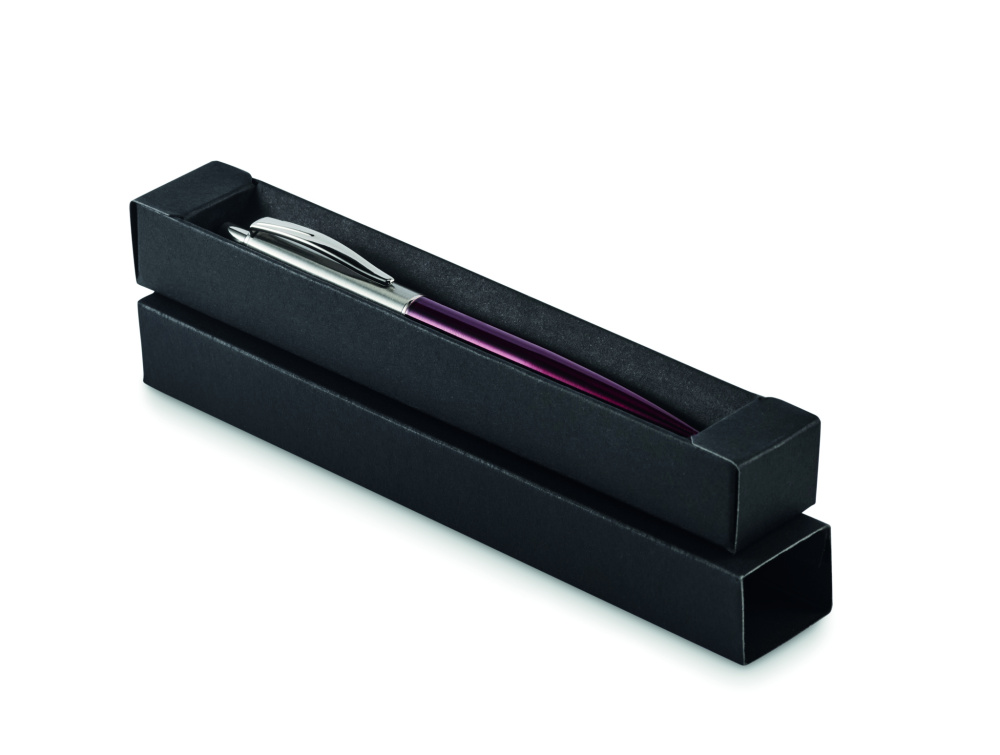 Лого трейд pекламные cувениры фото: Push button pen in box