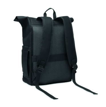 Логотрейд pекламные подарки картинка: Rolltop laptop rucksack 600D