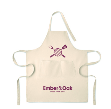 Логотрейд pекламные продукты картинка: Organic cotton apron 240 gr/m²