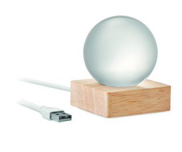 Лого трейд pекламные cувениры фото: LED glass ball