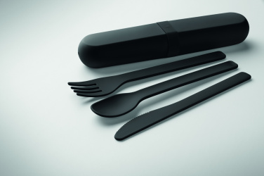 Лого трейд pекламные продукты фото: Cutlery set and case in PLA