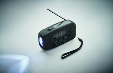 Логотрейд pекламные продукты картинка: Portable radio SOS with LED torch