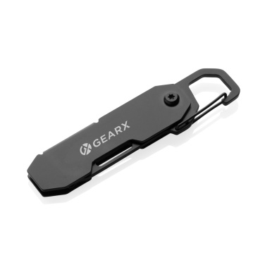 Логотрейд pекламные cувениры картинка: Складной EDC-инструмент Gear X с карабином и резаком для посылок