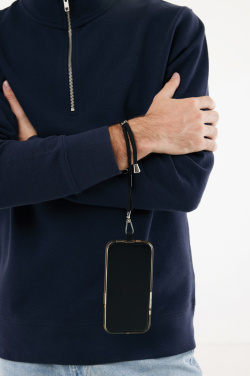Лого трейд бизнес-подарки фото: Регулируемый держатель для телефона CarryLoop RCS из переработанного ПЭТ на запястье