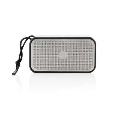 Логотрейд pекламные cувениры картинка: Низкочастотный динамик Swiss Peak RCS из переработанного алюминия мощностью 10 Вт