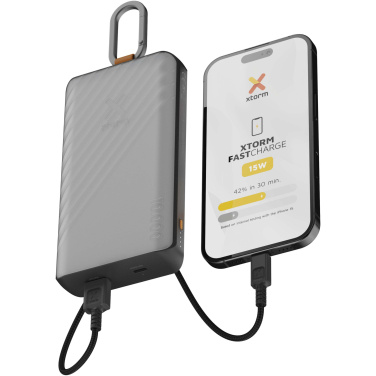 Логотрейд pекламные продукты картинка: Портативное зарядное устройство Xtorm XG2S101 Go2 на солнечных батареях 10 000 мАч 15 Вт с подсветкой