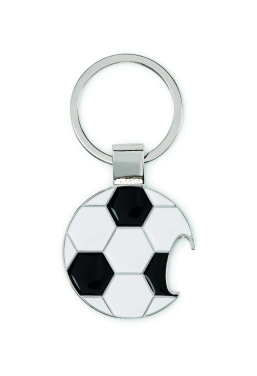 Логотрейд pекламные cувениры картинка: Football keyring with opener