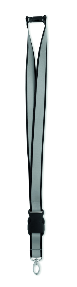Лого трейд pекламные продукты фото: Reflective RPET lanyard
