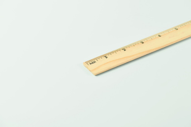 Логотрейд pекламные продукты картинка: Wooden ruler 20cm
