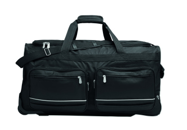Логотрейд pекламные подарки картинка: Duffle bag trolley 600D RPET