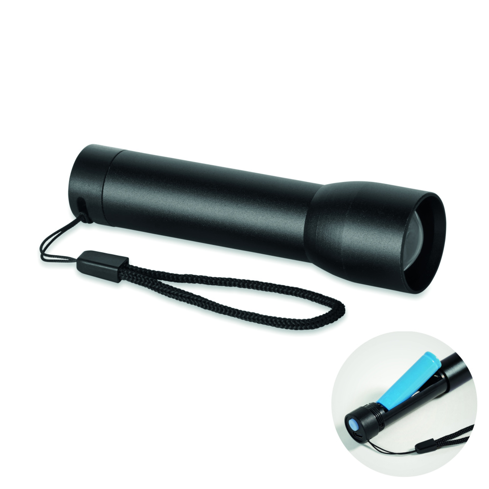 Лого трейд pекламные подарки фото: Aluminium rechargeable torch