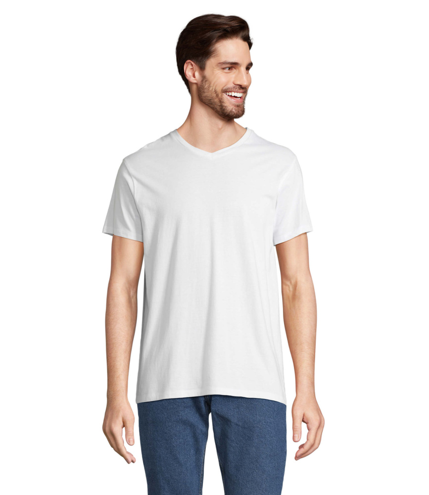 Лого трейд pекламные подарки фото: REGENT V  V-NECK T-SHIRT