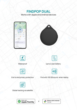 Логотрейд pекламные подарки картинка: Findpop Dual RCS — устройство поиска предметов из переработанного пластика, IPX5