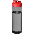 Спортивная бутылка H2O Active® Eco Vibe объемом 850 мл с откидывающейся крышкой, Угольно-красный
