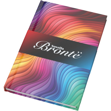 Логотрейд pекламные подарки картинка: Novella Brontë блокнот формата А5 в глянцевой, твердой обложке