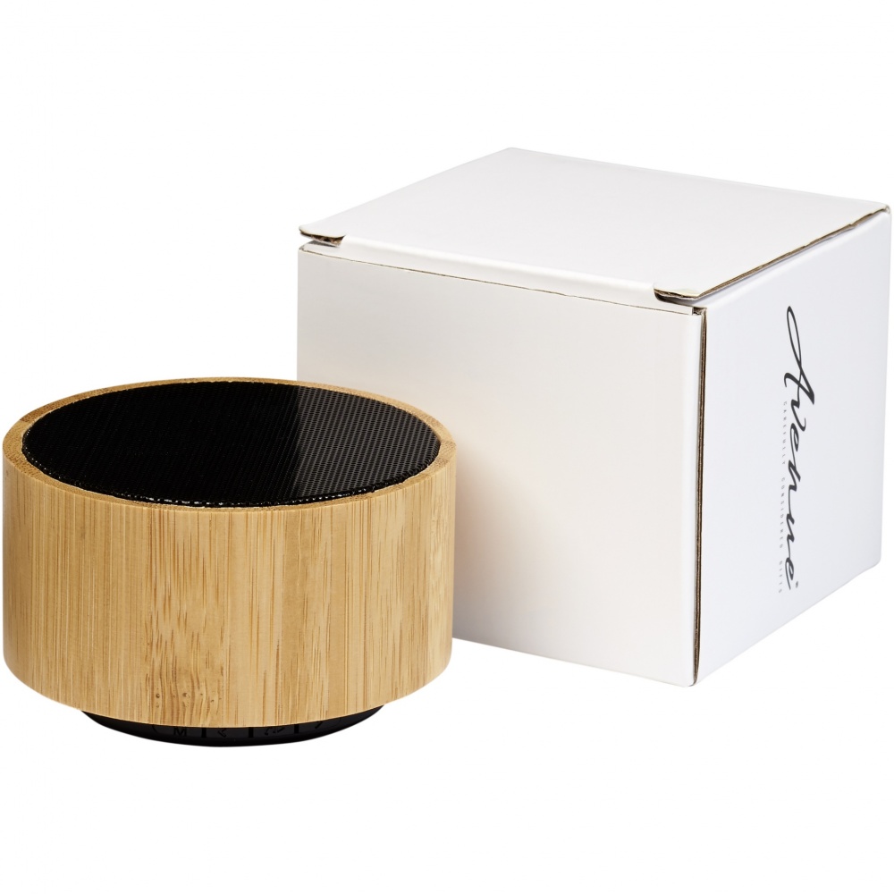 Logotrade reklamprodukter bild: Cosmos Bluetooth® -högtalare i bambu