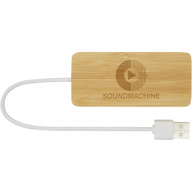 Logotrade kampanjprodukter bild: Tapas USB-hubb av bambu