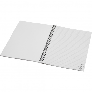 Logotrade kampanjprodukter bild: Desk-Mate® A5 spiralbunden anteckningsbok i färg