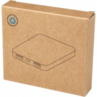 Logotrade profilprodukter bild: Asama 5 000 mAh Type C-powerbank i återvunnen plast