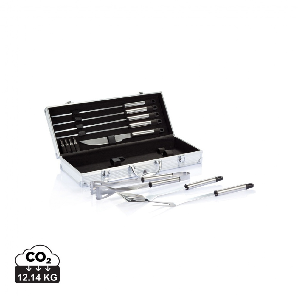 Logotrade presentreklam bild: BBQ-box 12 delar
