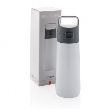 Logotrade kampanjprodukter bild: Hydrate läckagesäker låsbar vakuumflaska