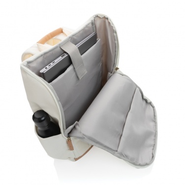 Logotrade reklamprodukter bild: Impact AWARE™ 15" laptopryggsäck i 16 oz. återvunnen canvas
