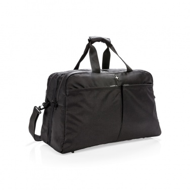 Logotrade profilprodukter bild: Swiss Peak RFID duffel med resväskeöppning