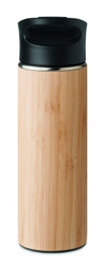 Logotrade reklamprodukter bild: Termoflaska med bambu 450ml