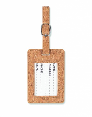Logotrade reklamprodukter bild: Bagagebricka i kork