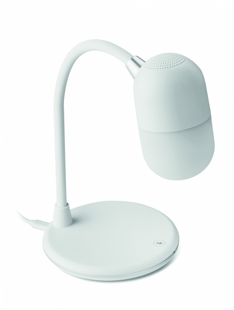 Logotrade reklamprodukter bild: Trådlös laddare med lampa