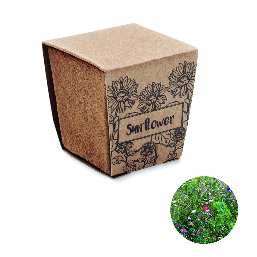 Logotrade profilprodukter bild: Odlingssats solrosor