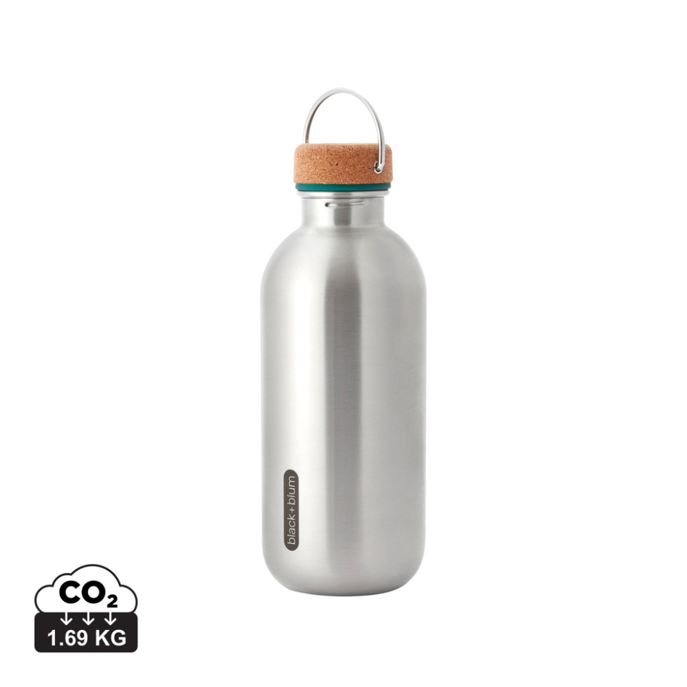 Logotrade profilprodukter bild: Black+Blum Vattenflaska i stål 600 ml