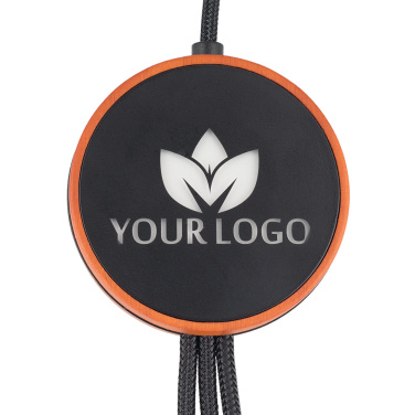 Logotrade kampanjprodukter bild: Stor kabel 4-i-1 med upplyst logotyp - i5w