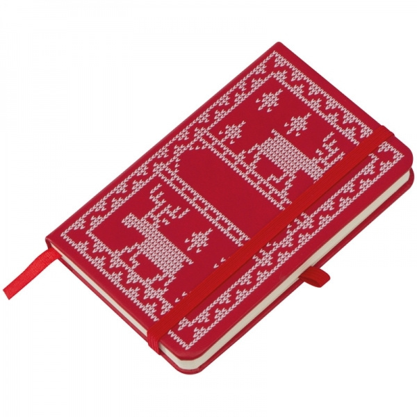 Logotrade profilprodukter bild: A6 anteckningsbok med julmotiv