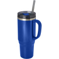 Melbourne RCS-certifierad mugg med sugrör, 1 200 ml, Kunglig blå