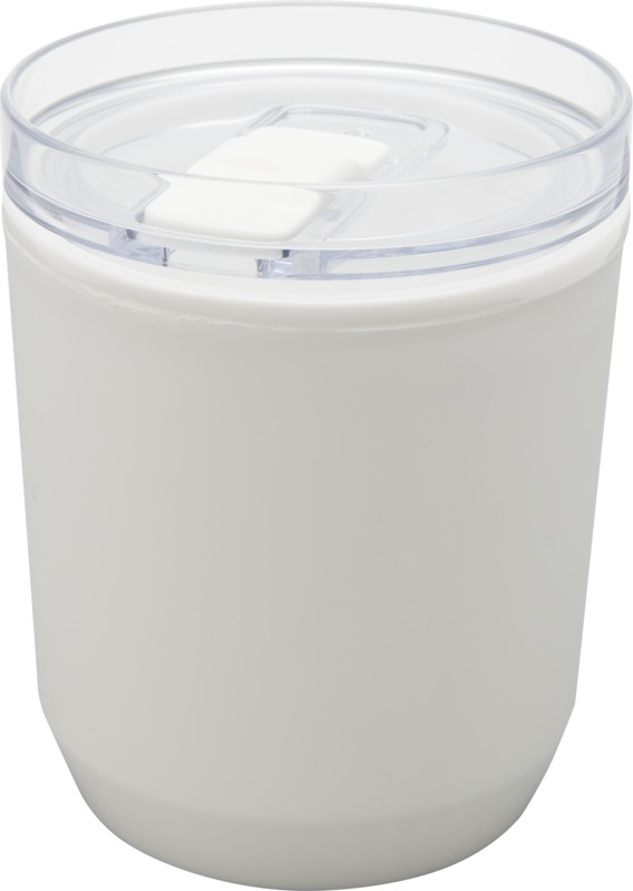 Logotrade profilreklam bild: Hudson 180 ml dricksglas med dubbelvägg av återvunnen plast